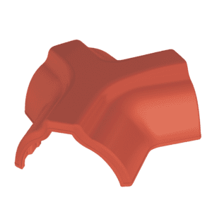Trokraki žlebnjak 1 PRO 10 – crvena boja – mat