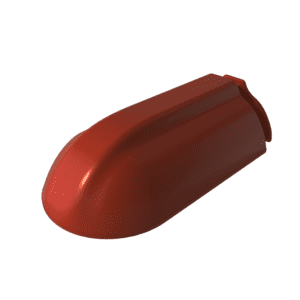 End ridge PRO 2 – red color – glossy